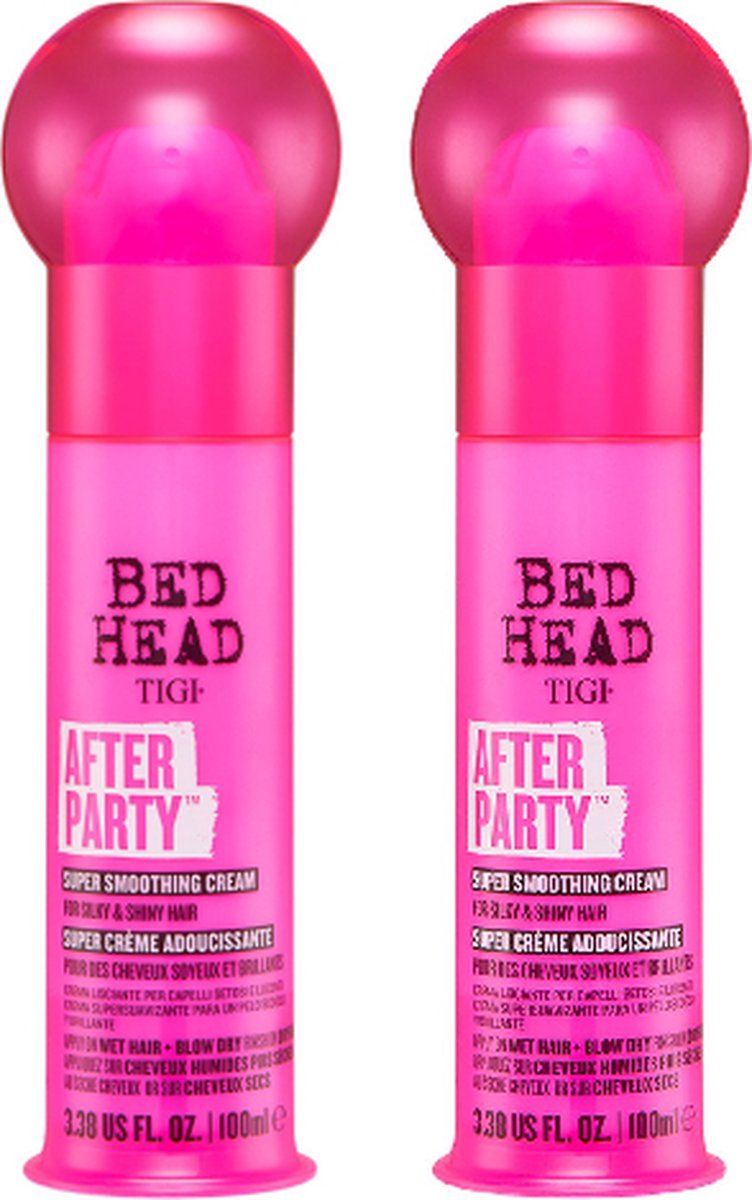 TIGI Bed Head - After-Party Smoothing Crème - voordeelverpakking - 2 x 100ml