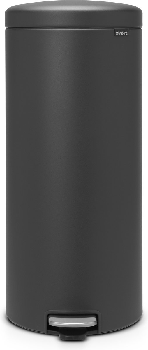 Goedkoopste Brabantia NewIcon Prullenbak - 30 liter - Mineral Infinite Grey
