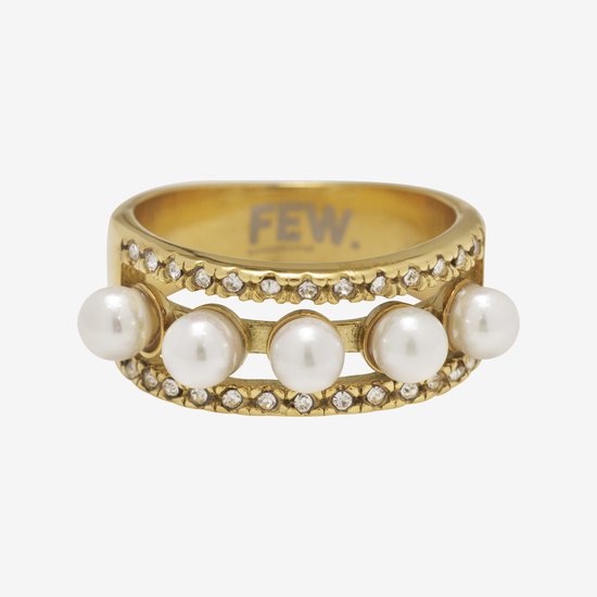 Essenza Pearls Ring Gold Size 6