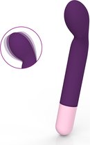 Playbird® - G-spot vibrator - buigbare kop - 1 knop - pocket size - krachtige motor - paars