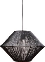 1304 Design - Hanglamp - CHARLY - Metaal - Mat Zwart - Ø50x34cm