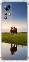 GSM Hoesje Geschikt voor Xiaomi 12 | 12x Hoesje met Tekst met transparante rand Koe