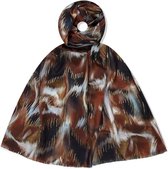 Diva Winter Sjaal - Scarf - Wintersjaal Dames - Cognac