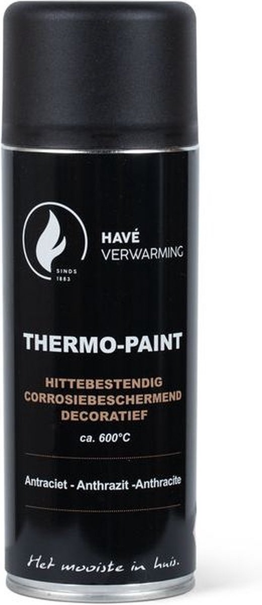 Have - Spuitbus - Antraciet - Hittebestendig ca. 600°C - Houtkachel