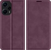 Xiaomi Poco F5 Magnetic Wallet Case - Purple