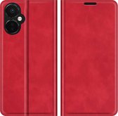 OnePlus Nord CE 3 Lite 5G Magnetic Wallet Case - Red