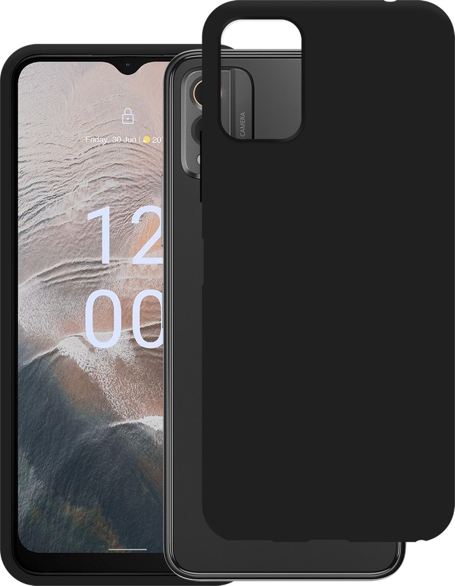 Just in Case hoesje geschikt voor Nokia C32 Hoesje Siliconen - Flexibele Case - Zwart
