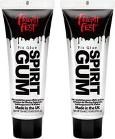 Paint Glow Spirit Gum Gezichtslijm - 2x - 12 ml - transparant