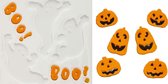 Horror gel raamstickers Spoken/pompoenen - 2x vellen - Halloween thema decoratie/versiering