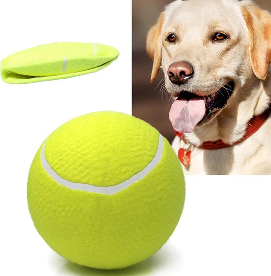 Grande balle de tennis pour chiens, balles pour chiens de 9,5 pouces,  speelgoed de 24