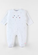 Noukie's - Pyjama - Velour - 1 delig - ecru - egel - 0 maand 50