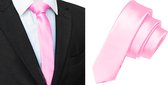 Cravate Sorprese - Rose - Uni - Étroit - 5 cm - Cravattes pour homme