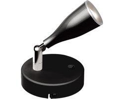 V-TAC VT-806-N LED Wandlamp - Schakelaar - IP20 - Zwart - 4.5W - 420 Lumen - 3000K