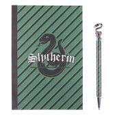 Warner Bros Harry Potter Schrijfset - Pen en Boekje Slytherin