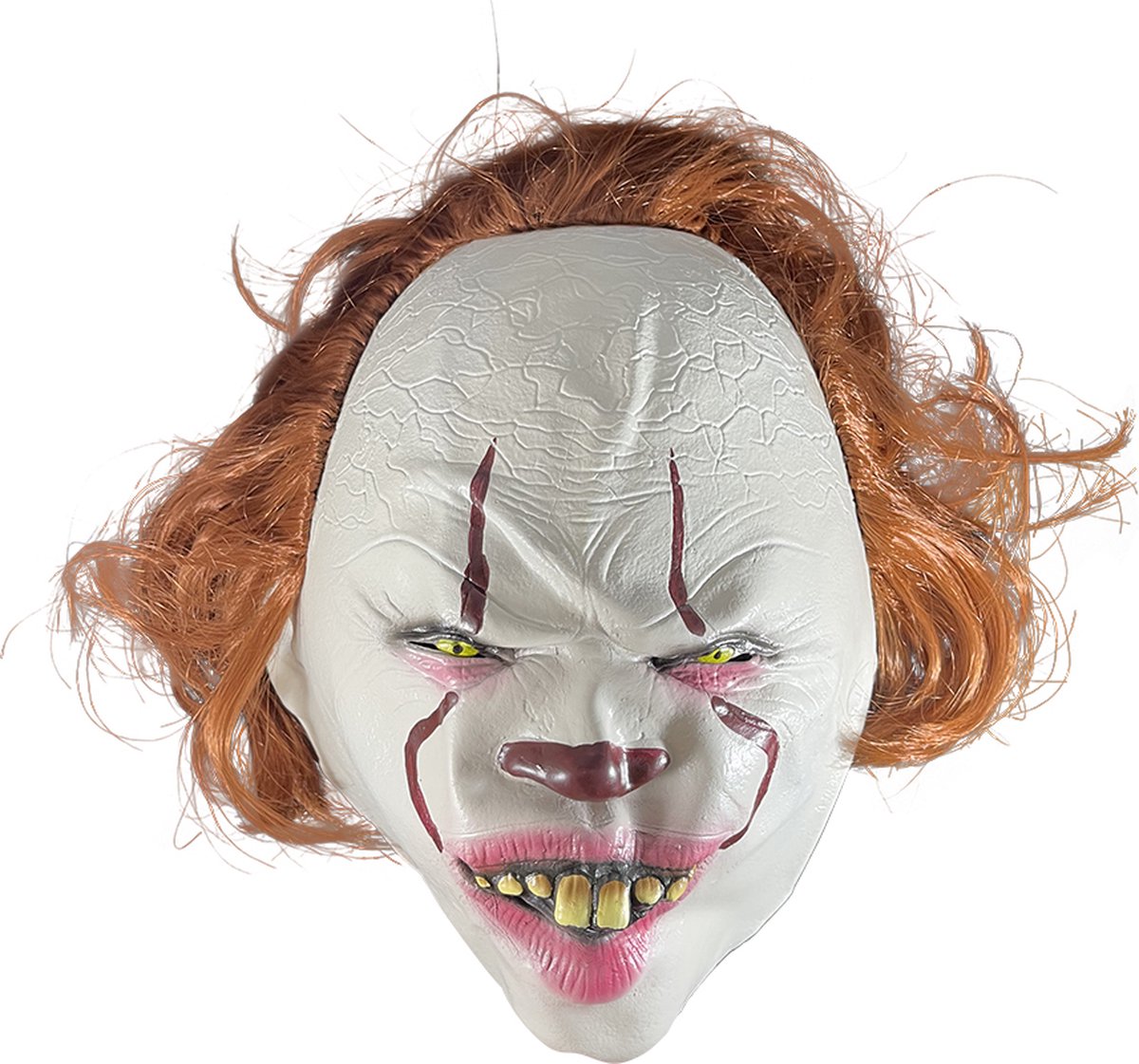 Fjesta Pennywise Masker - It Masker - Halloween Masker - Halloween Kostuum - Latex - One Size