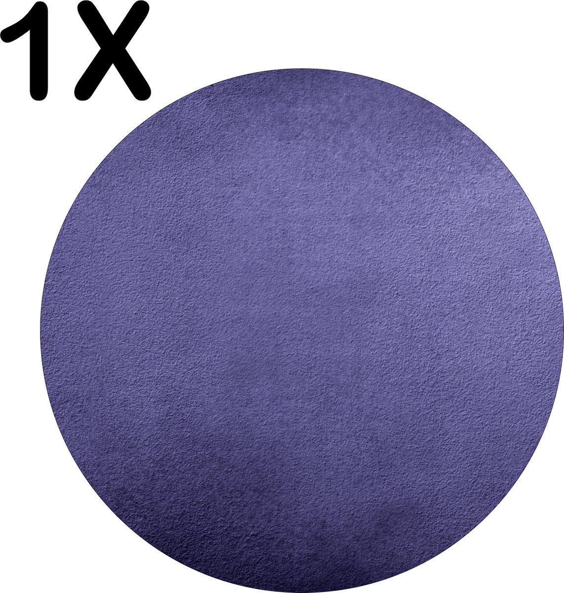 BWK Stevige Ronde Placemat - Paarse Vegen Achtergrond - Set van 1 Placemats - 40x40 cm - 1 mm dik Polystyreen - Afneembaar