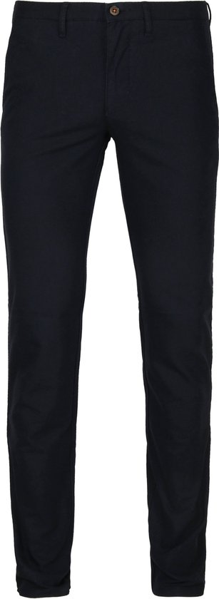 Convient Chino Motif Bleu Foncé - taille 46