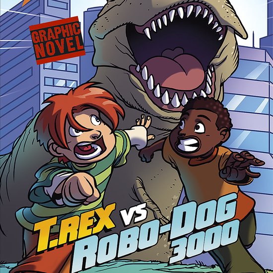 T. Rex vs Robo-Dog 3000 - cover