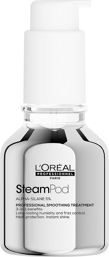 L'Oréal Professionnel SteamPod Professional Smoothing Treatment - Protège les cheveux contre la chaleur jusqu'à 230 °C - 50 ml