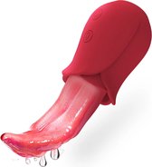 2023 Tong Vibrator - Likende Tong Vibrator - Clitoris Zuiger - Dildo Vibrator - Likkende Tong - Bef Vibrator - Clitoris Stimulator - Sex Toys voor vrouwen - 10 standen - Silicone