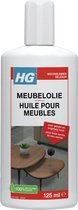 HG meubelolie eiken - 125ml - voor gelakt en ongelakt hout - voor eiken, mahonie en kersen