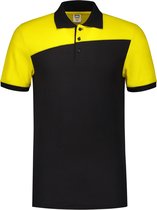 Tricorp Poloshirt Bicolor Naden 202006 Zwart / Geel - Maat XXL