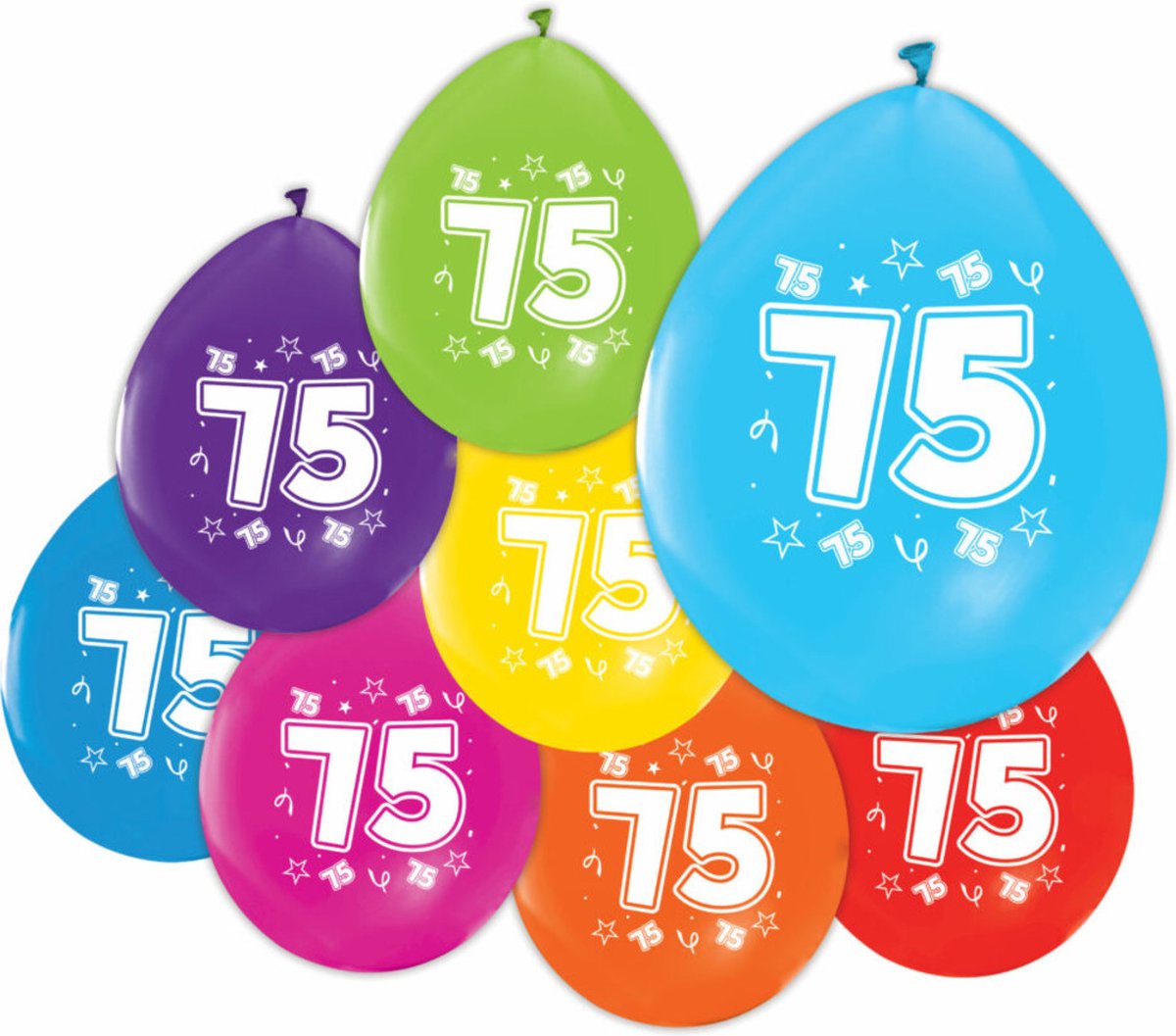 Ballonnen 75 jaar verjaardag