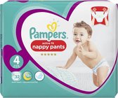 Pampers Baby Nappy Pants - Pantalon de protection premium - Taille 4 - 8 à 14kg - 32 pièces