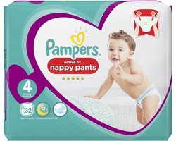 Pampers Baby Luierbroekjes - Premium Protection Pants - Maat 4 - 8 tot 14kg - 32 stuks