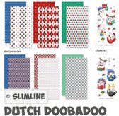 Dutch Doobadoo Crafty Kit Slimline Kerstkatje 473.005.051 (08-23)