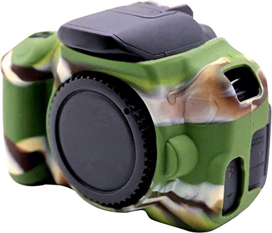 PULUZ Soft Silicone Protective Case for Canon EOS 650D / 700D(Camouflage) - Merkloos