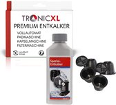 TronicXL Premium set, geschikt voor Nespresso-machines, Coffeeduck-espresso-capsules om zelf te vullen, herbruikbaar en ontkalker reiniger capsule-koffiemachine.