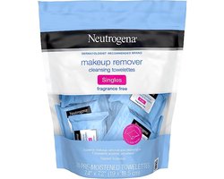 Neutrogena Geurvrije Make-up Remover Cleansing Towelette Singles, Individueel Verpakte Dagelijkse…