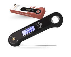 Broba - Digitale Thermometer Keuken – Keukenthermometer met Magneet – Kookthermometer Waterdicht – Voedselthermometer – Kernthermometer – Suikerthermometer – Vleesthermometer