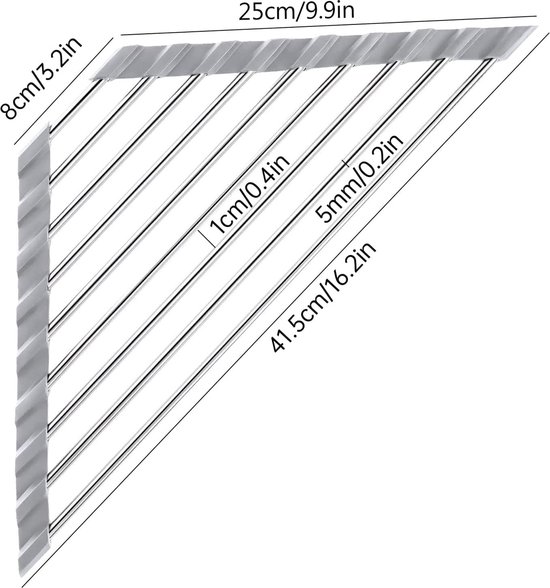 Évier Cuisine Coin Rack Triangle Rangement Vidange Passoire Support Étagère