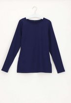Oroblu Perfect Line Cotton T-shirt Long Sleeve Blauw M