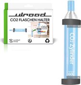 ULROAD Support mural pour bouteilles de CO2 compatible avec les accessoires de porte-bouteille de bouteille de dioxyde de carbone Sodastream 60 L