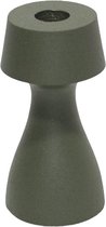 Bougeoir - Branded by - bougeoir Marle vert olive - 12 cm de haut