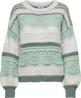 Only Trui Onladina Life L/s Pullover Knt Noos 15257667 Silt Green Dames Maat - XS