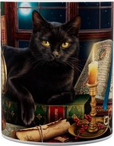 Zwarte Kat Black Cat By Candlelight - Mok 440 ml