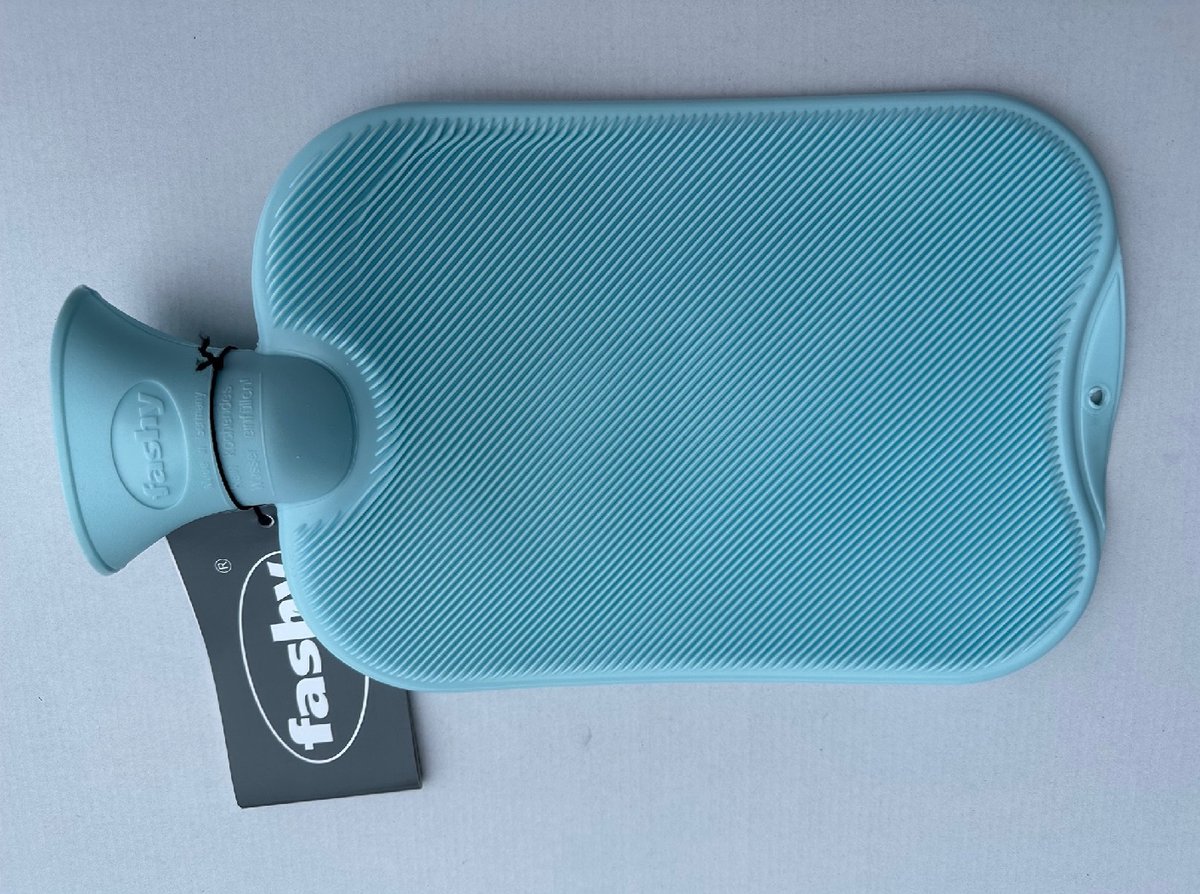 Goedkoopste Fashy - Warmtekruik - Enkelzijdig Geribbeld - Licht Blauw