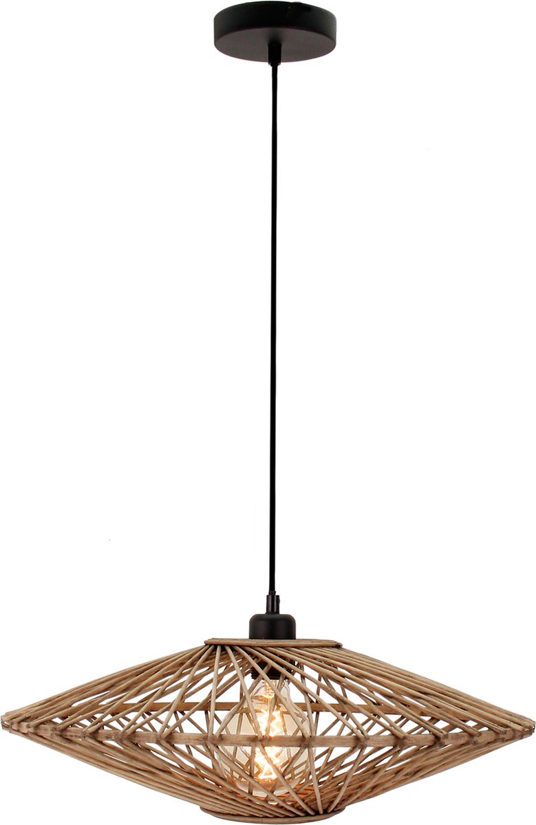 Chericoni Nature Capello Hanglamp - Ø50 cm - 1 lichts - E27 - Bamboe