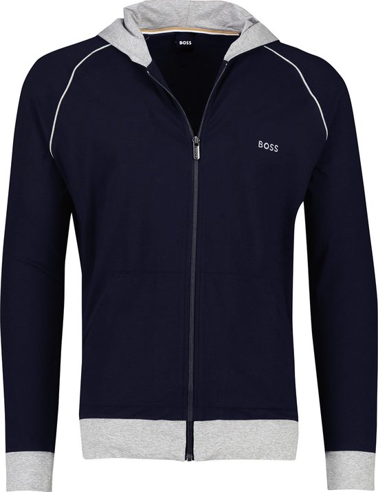 BOSS Mix&Match Jacket - heren lounge vest - donkerblauw - Maat: XL