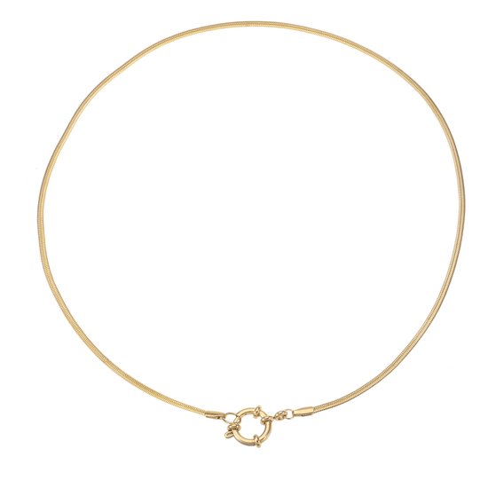 The Jewellery Club - Romy necklace gold - Collier - Ketting - Vrouwen ketting - Goud - Stainless steel - Minimalistisch - 43 cm