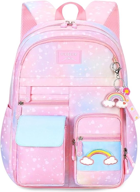 Tassen Roze Schooltas Schooltas En Lunchtas Voor Kinderen Bol