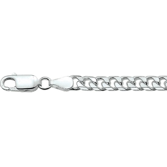 Vigor ketting geslepen gourmet 5,0 mm - Zilver