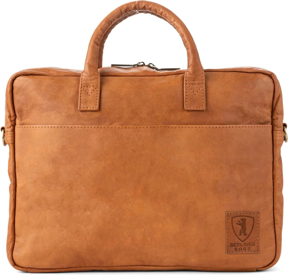 Berliner Bags - Madrid 2.0 - Laptoptas - Leder - handgemaakt - Vintage - Retro