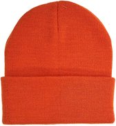 Chapeau avec bord - Bonnet - Acryl - Taille unique - Oranje
