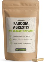 Cupplement - Fadogia Agrestis 60 Capsules - 10:1 Extract - 500 MG Per Capsule - Superfood - Alternatief voor Tongkat Ali - Testosteron - Supplement