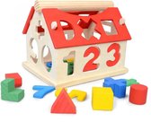 Moûlage en bois - Boîte à blocs - Pour garçons et Filles - Éducatif avec des chiffres - Houten Speelgoed - Durable - À partir de 3 ans - Astuce cadeau